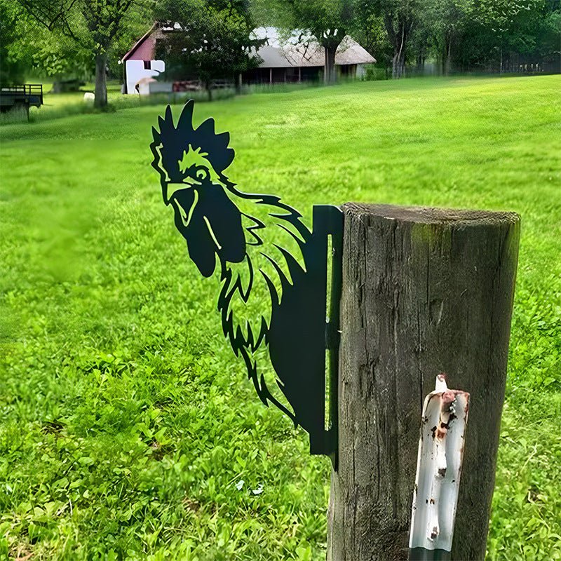 🔥Clearance Sale🔥Funny Farm Peeping Animal Metal Art(Buy 4 Free Shipping) - stavogue