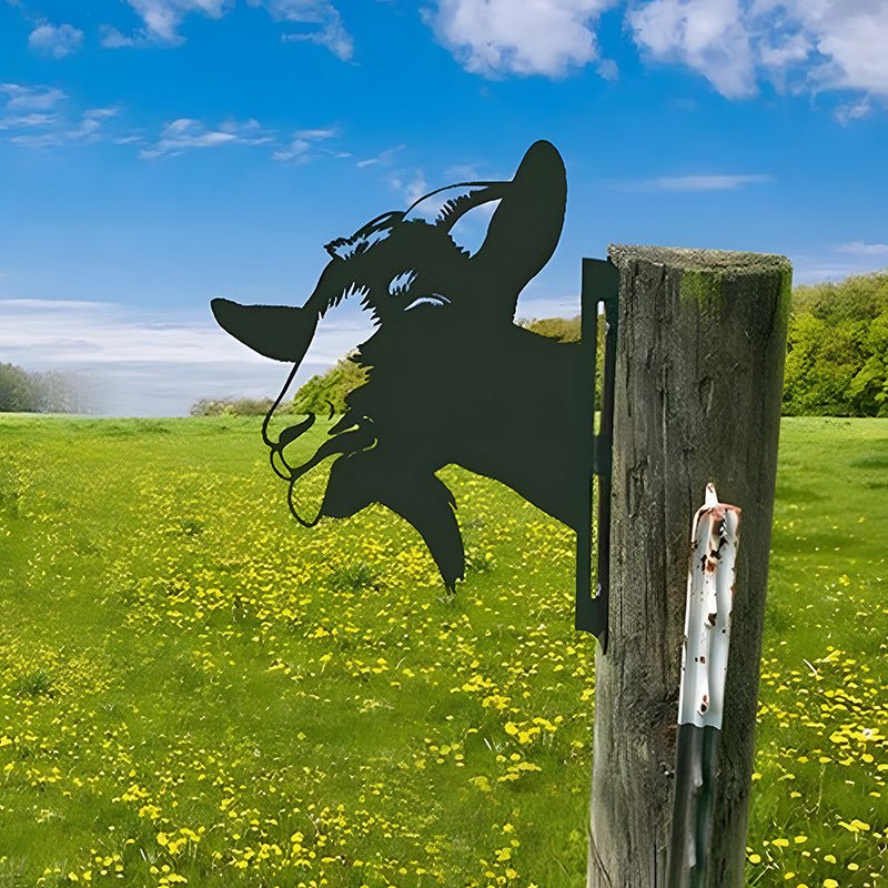 🔥Clearance Sale🔥Funny Farm Peeping Animal Metal Art(Buy 4 Free Shipping) - stavogue