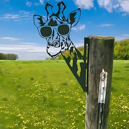 🔥Clearance Sale🔥Funny Farm Peeping Animal Metal Art(Buy 4 Free Shipping) - stavogue