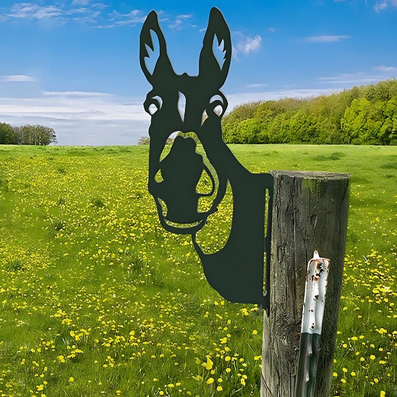 🔥Clearance Sale🔥Funny Farm Peeping Animal Metal Art(Buy 4 Free Shipping) - stavogue