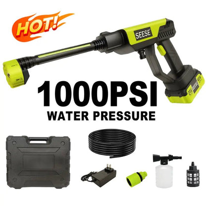 Cordless Pressure Washer and Single Port Charger Base, Bottle Portable Washer for Car - stavogue