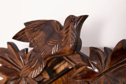 Cuckoo Clock Augsburg - 1 Day Carved 23cm - Anton Schneider - stavogue