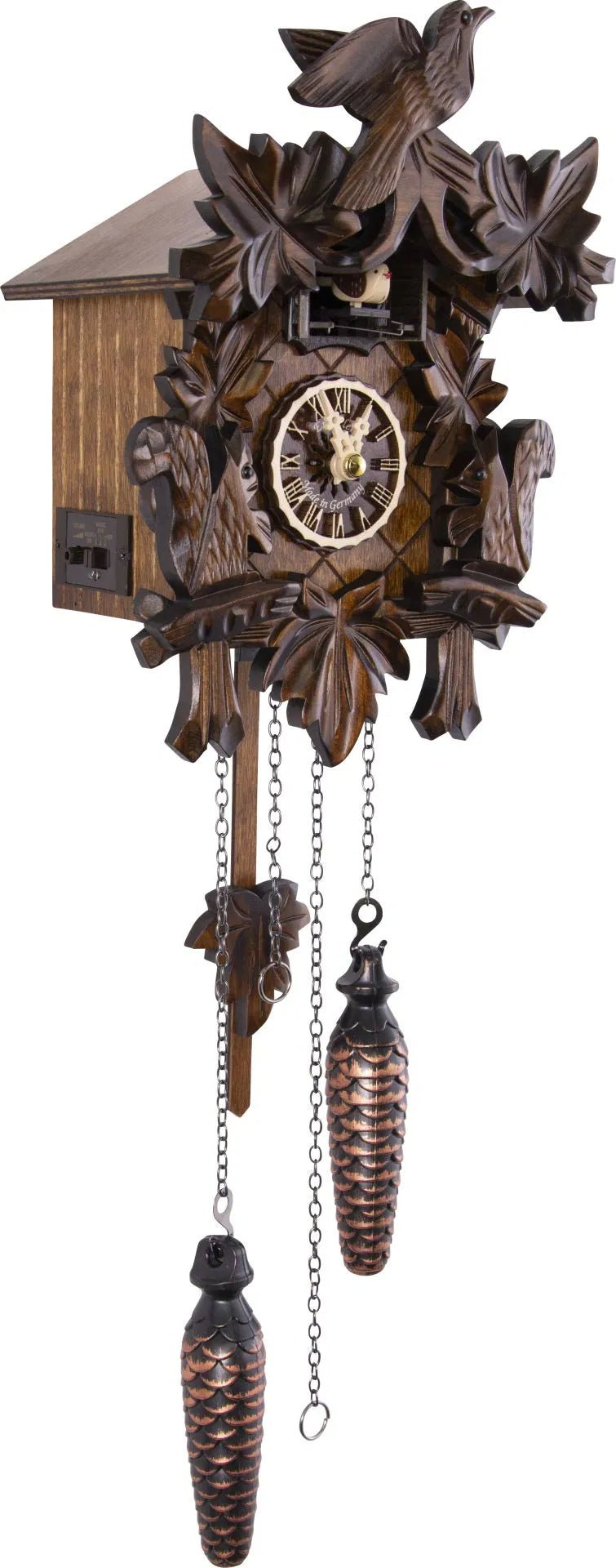 Cuckoo Clock Baumholder - Quartz Carved 23cm - Engstler - stavogue