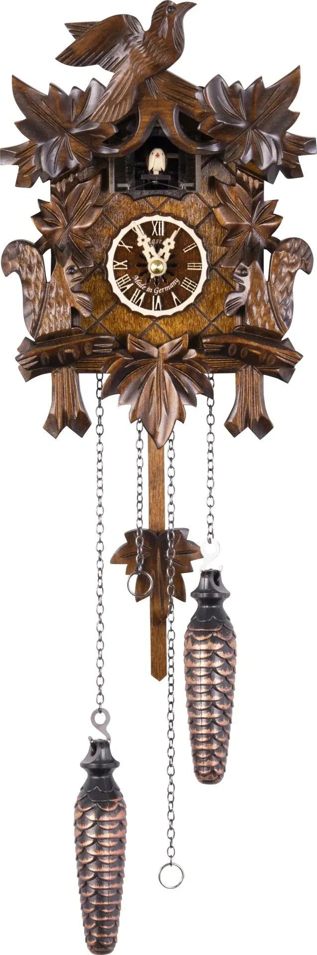 Cuckoo Clock Baumholder - Quartz Carved 23cm - Engstler - stavogue