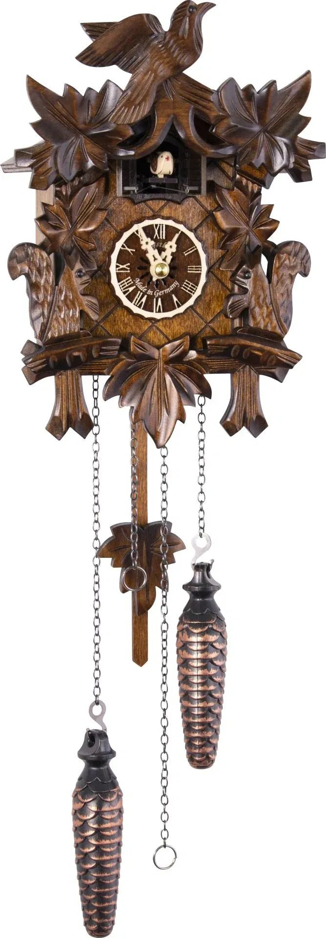Cuckoo Clock Baumholder - Quartz Carved 23cm - Engstler - stavogue