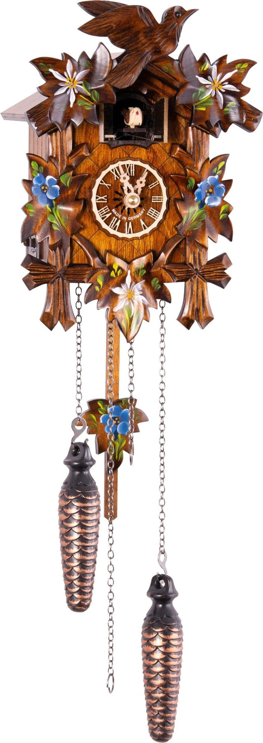 Cuckoo Clock Bavaria - Quartz Carved 22cm - Engstler - stavogue