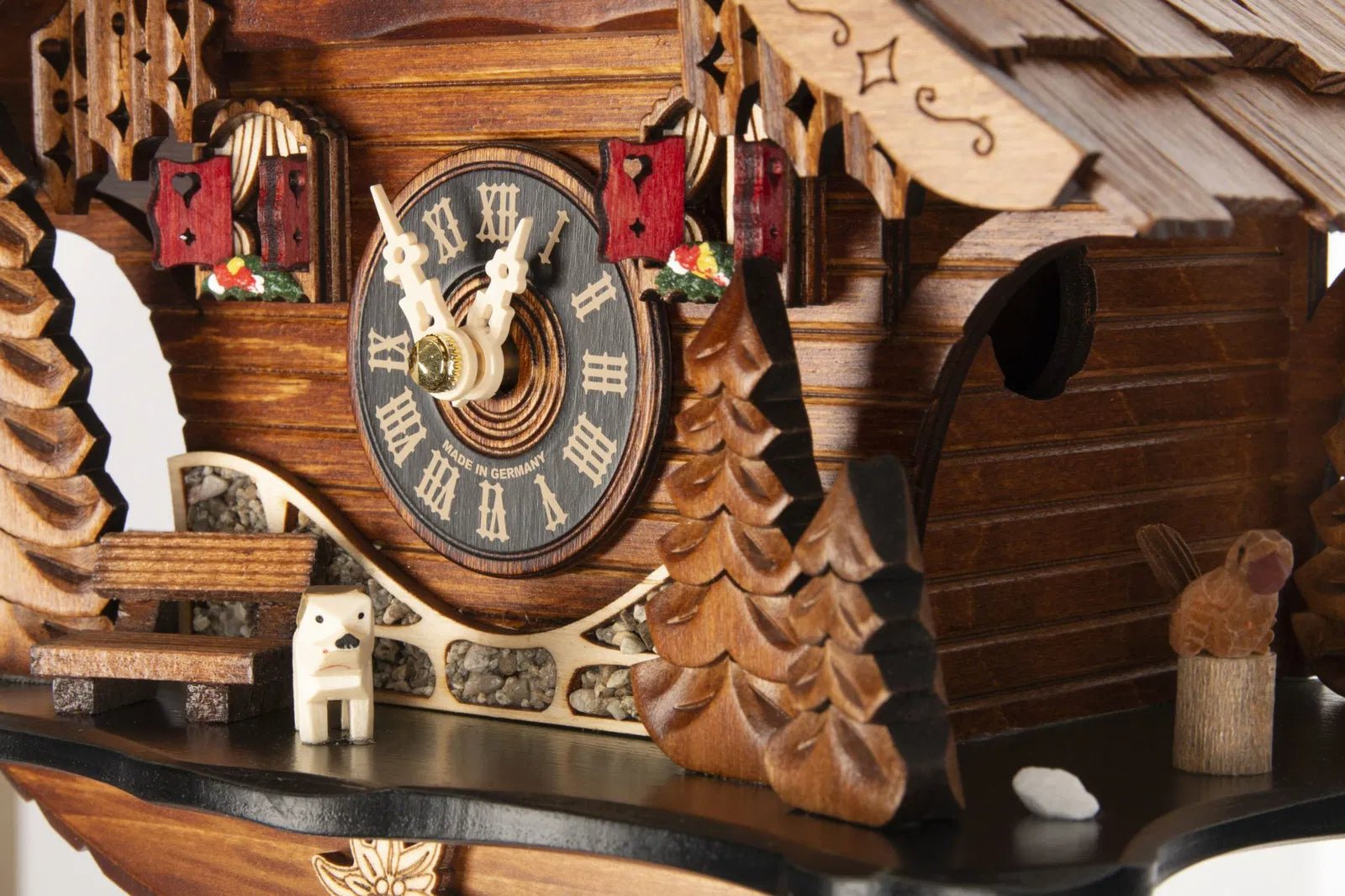 Cuckoo Clock Bavarian Wildalm Hut - Quartz Chalet 25cm - Engstler - stavogue
