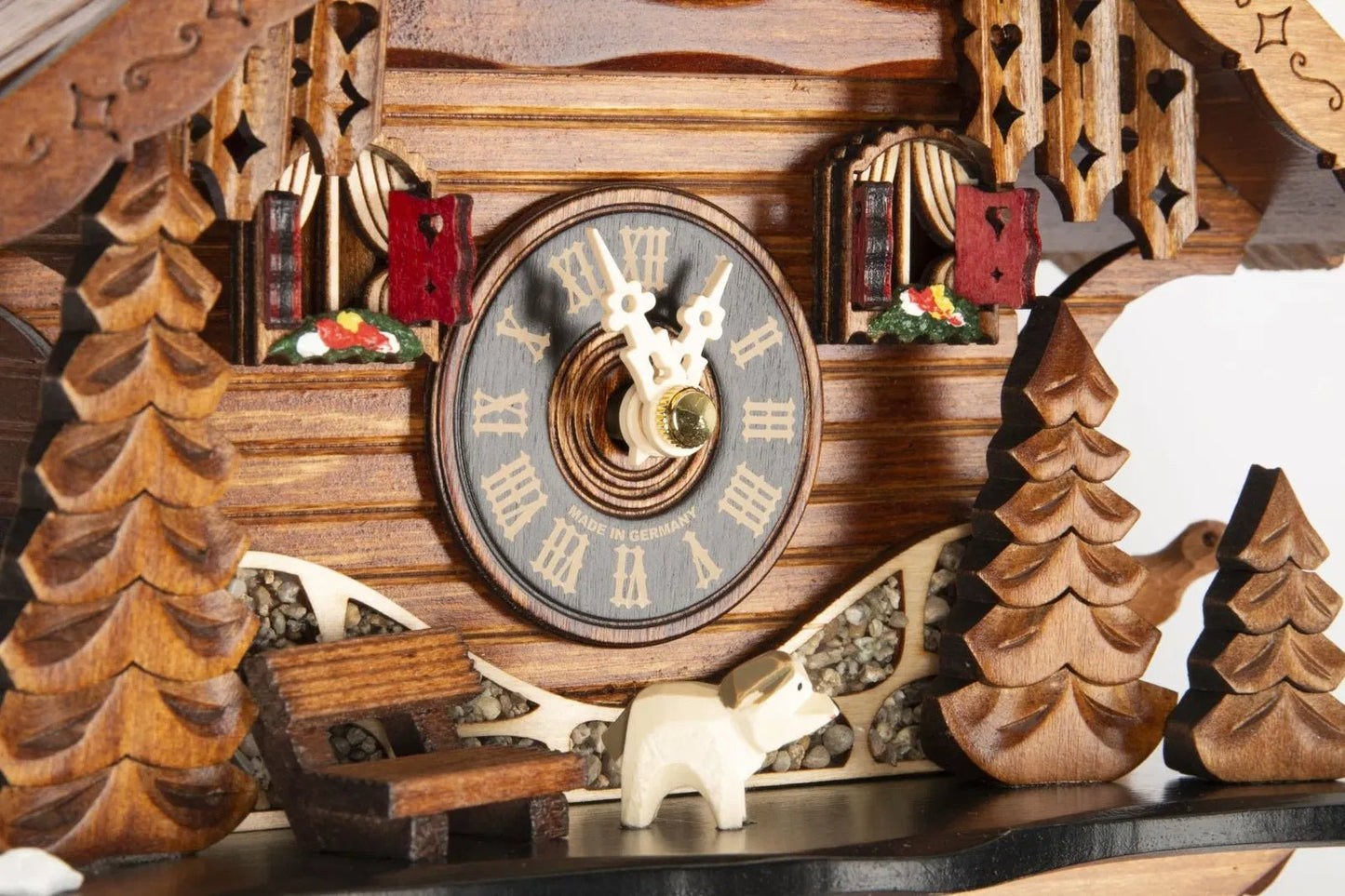 Cuckoo Clock Bavarian Wildalm Hut - Quartz Chalet 25cm - Engstler - stavogue