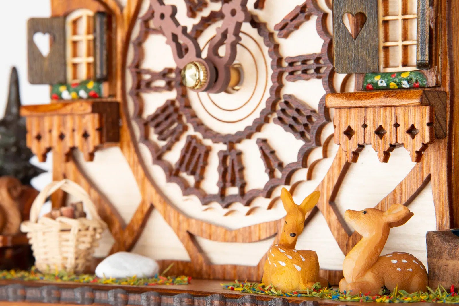 Cuckoo Clock Blackforest Hillside Hut - Quartz Chalet 26cm - Cuckoo - Palace - stavogue