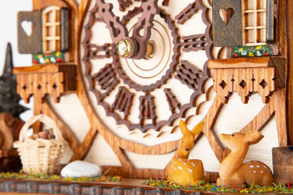 Cuckoo Clock Blackforest Hillside Hut - Quartz Chalet 26cm - Cuckoo - Palace - stavogue