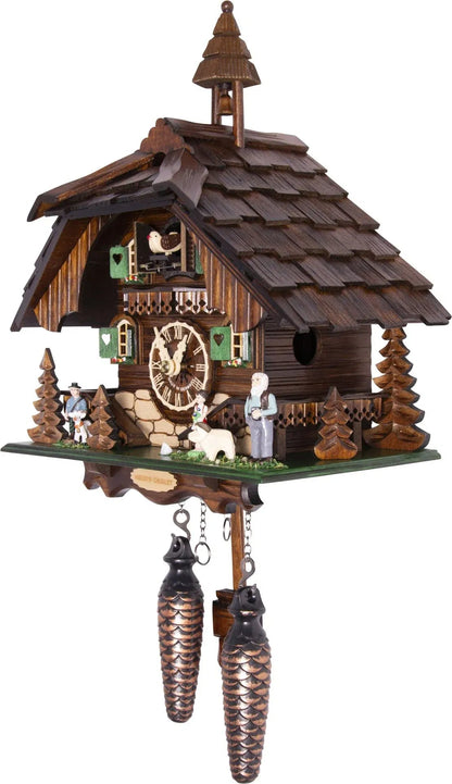 Cuckoo Clock Karwendel Moutain Hut - Quartz Chalet 31cm - Engstler - stavogue