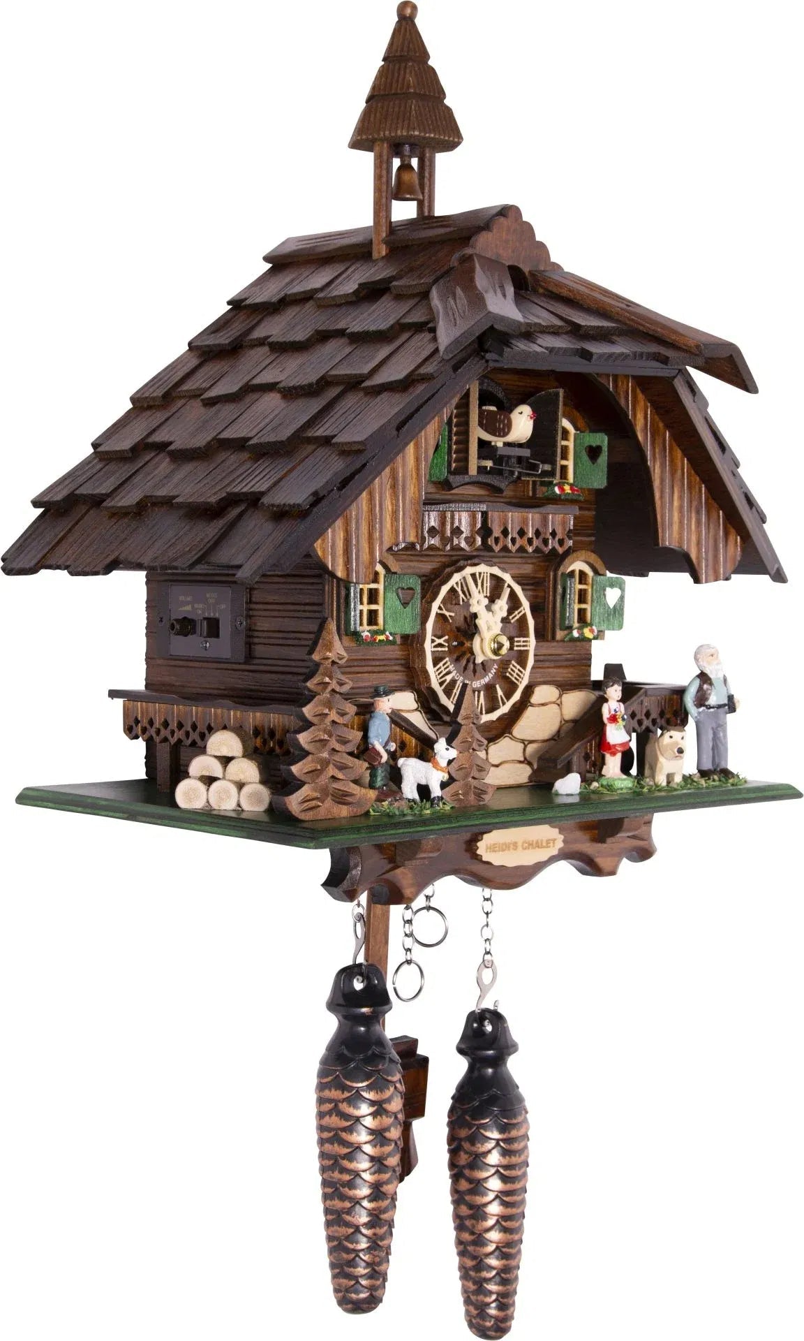 Cuckoo Clock Karwendel Moutain Hut - Quartz Chalet 31cm - Engstler - stavogue