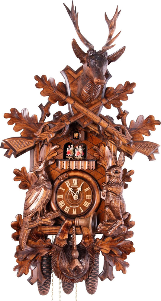 Cuckoo Clock Partenkirchen - 8 Day Carved 75cm - Anton Schneider - stavogue