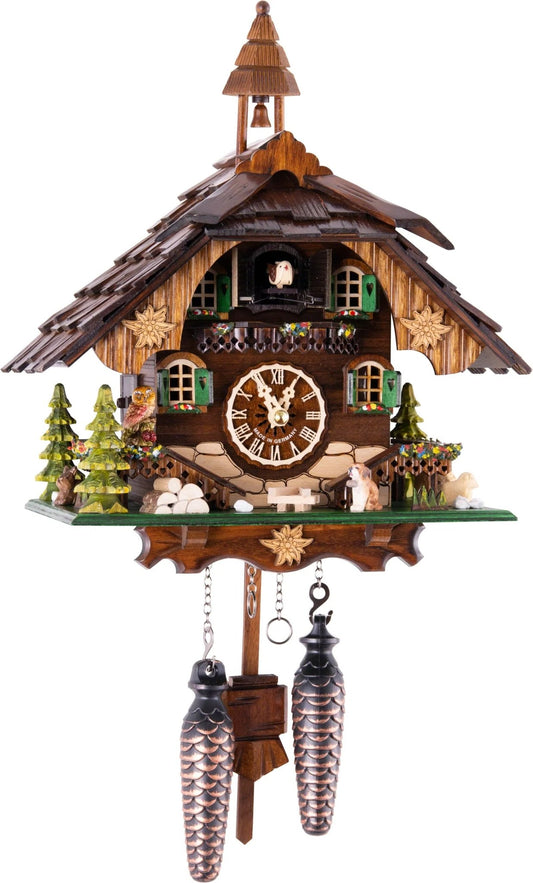 Cuckoo Clock Saint Bernhard Hut - Quartz Chalet 32cm - Cuckoo - Palace - stavogue