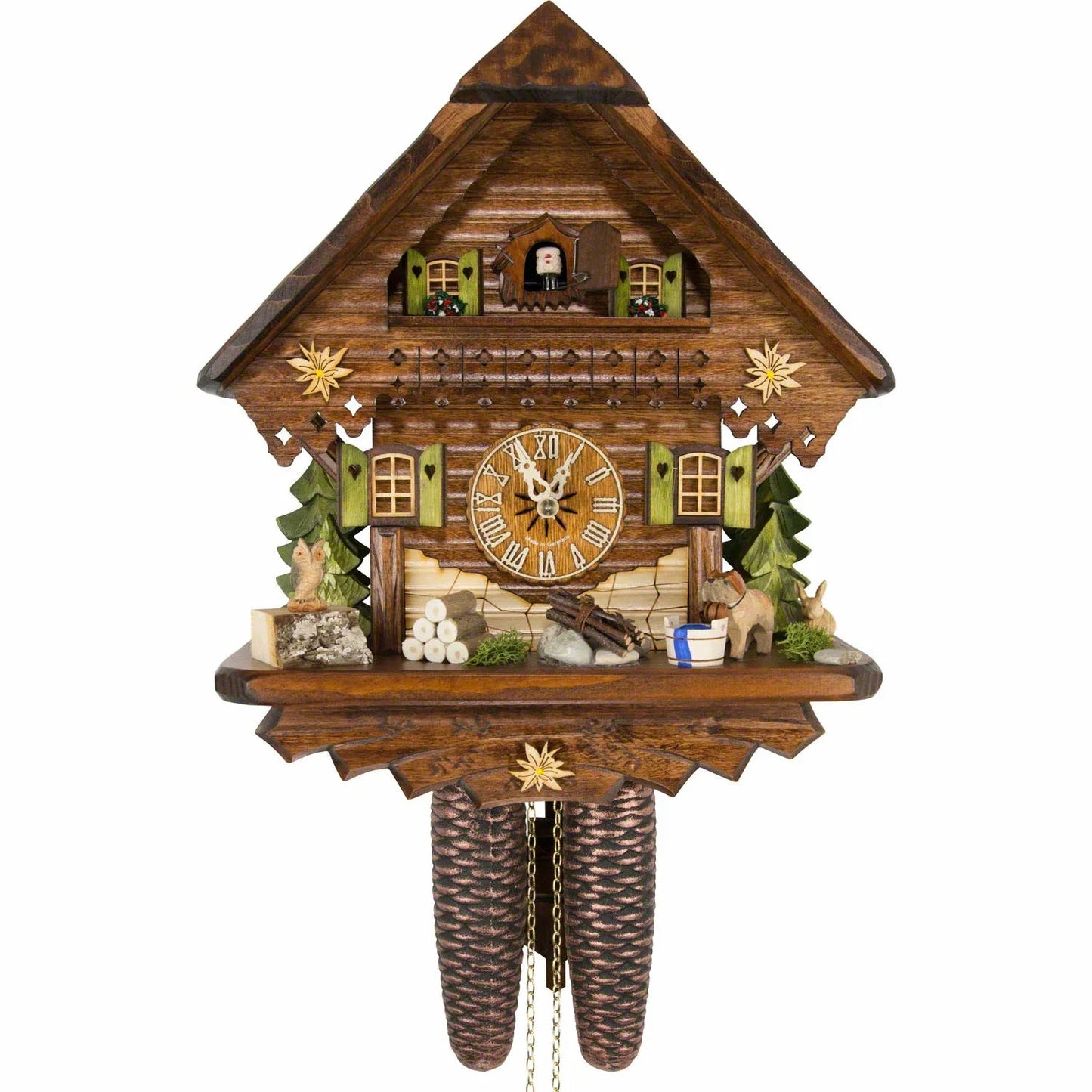 Cuckoo Clock Summer Meadow Lodge - 8 Day Chalet 34cm - Cuckoo - Palace - stavogue