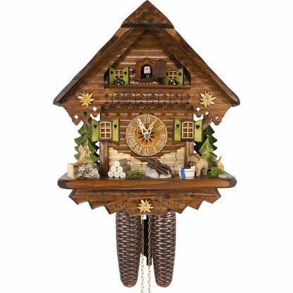 Cuckoo Clock Summer Meadow Lodge - 8 Day Chalet 34cm - Cuckoo - Palace - stavogue