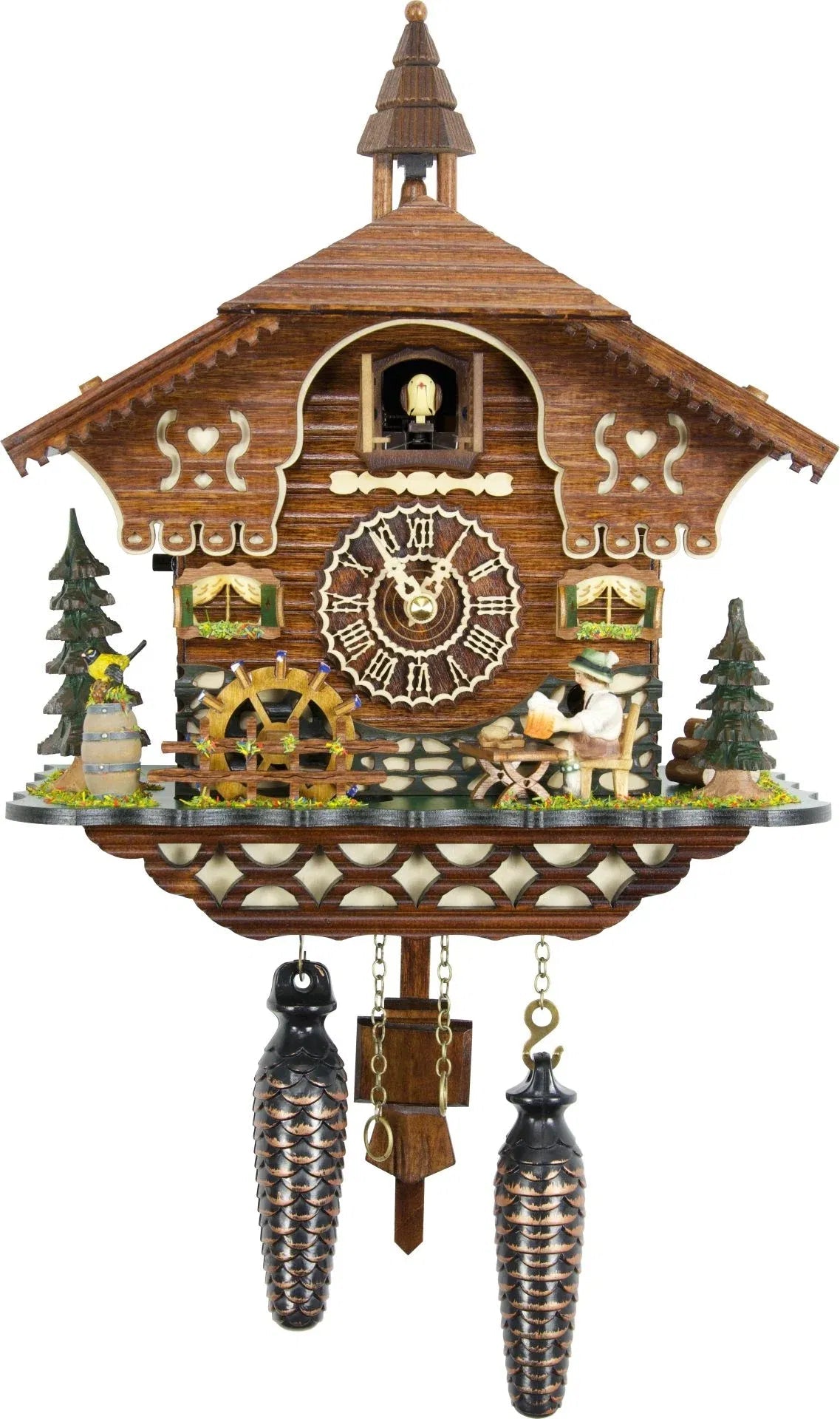 Cuckoo Clock The Brotzeit House - Quartz Chalet 27cm - Cuckoo - Palace - stavogue