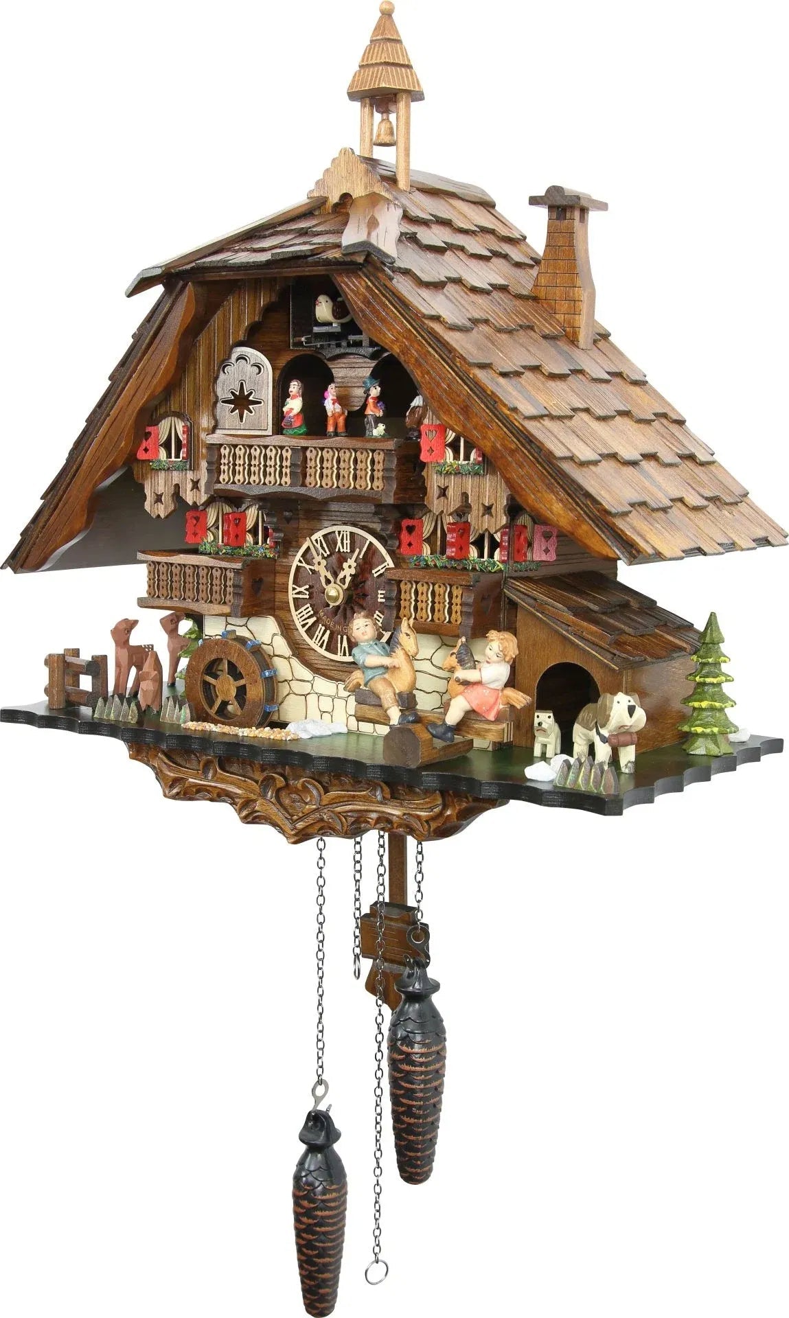 Cuckoo Clock The Seesaw Mill - Quartz Chalet 42cm - Cuckoo - Palace - stavogue