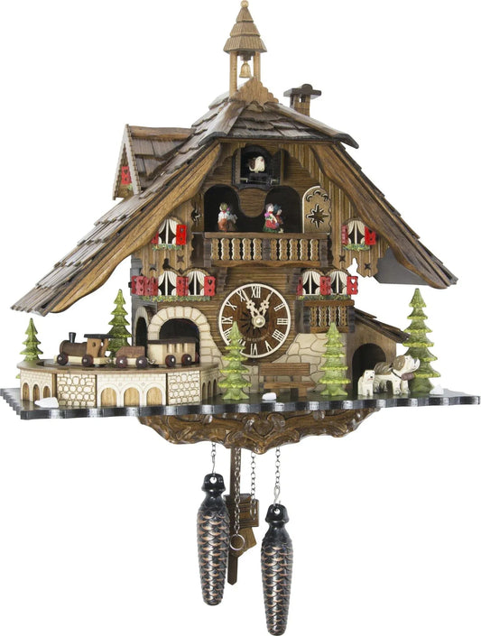Cuckoo Clock Titisee Mountain Lodge - Quartz Chalet 40cm - Engstler - stavogue