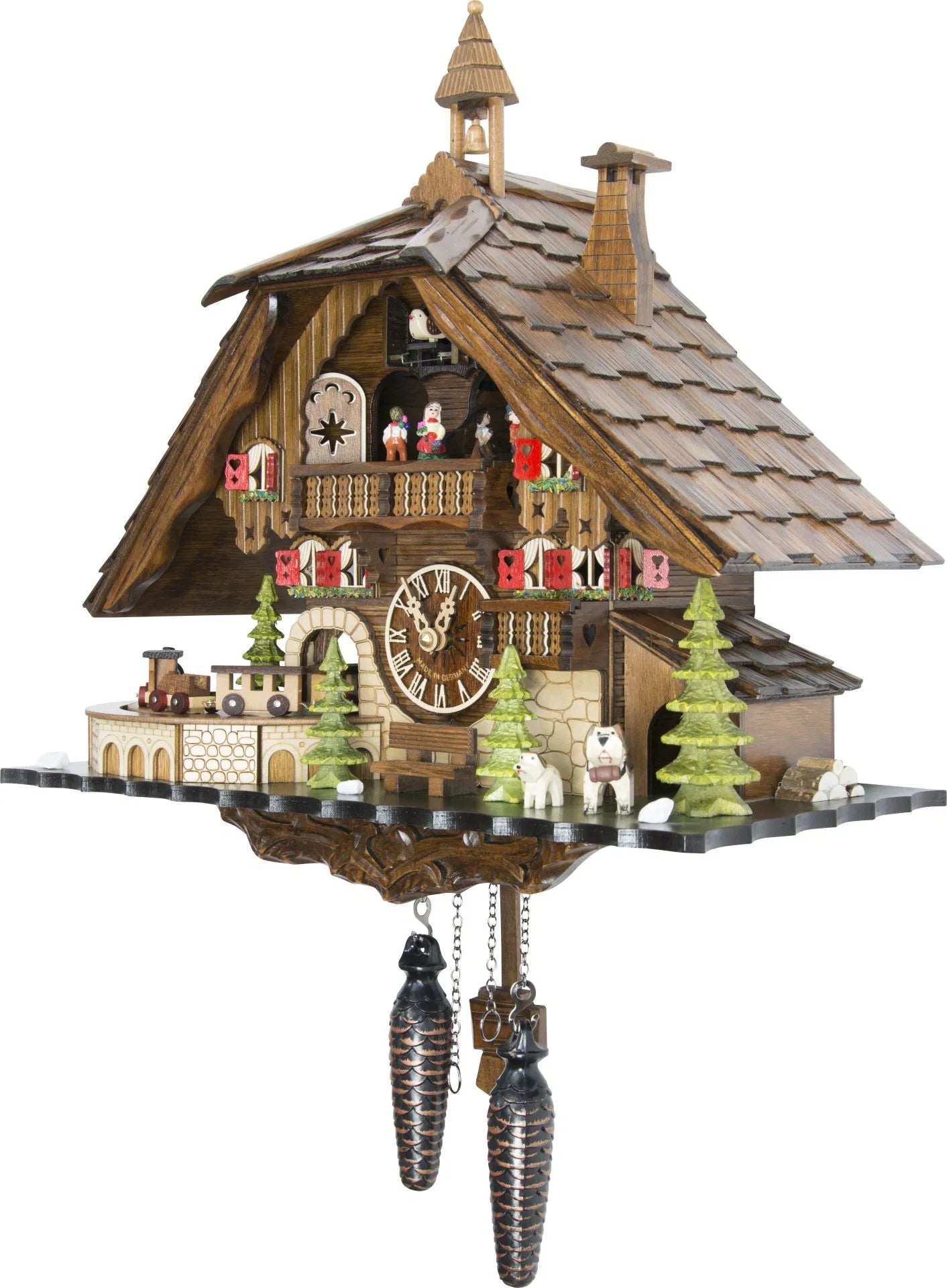 Cuckoo Clock Titisee Mountain Lodge - Quartz Chalet 40cm - Engstler - stavogue