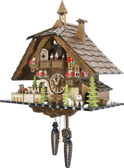 Cuckoo Clock Titisee Mountain Lodge - Quartz Chalet 40cm - Engstler - stavogue