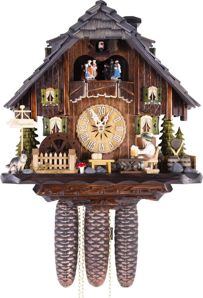 Cuckoo Clock Venediger Cottage - 8 Day Chalet 35cm - Hekas - stavogue