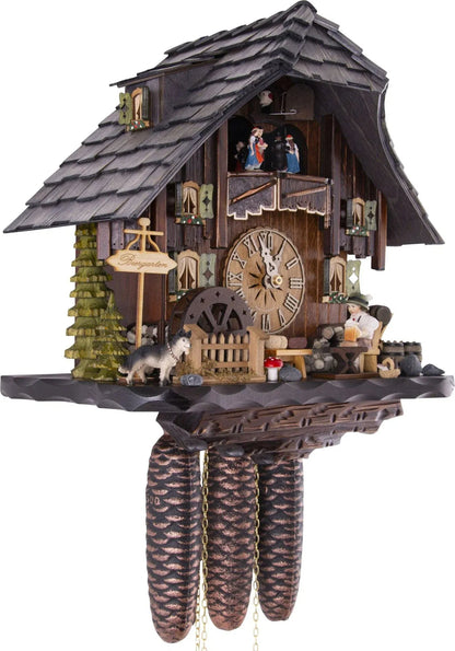 Cuckoo Clock Venediger Cottage - 8 Day Chalet 35cm - Hekas - stavogue