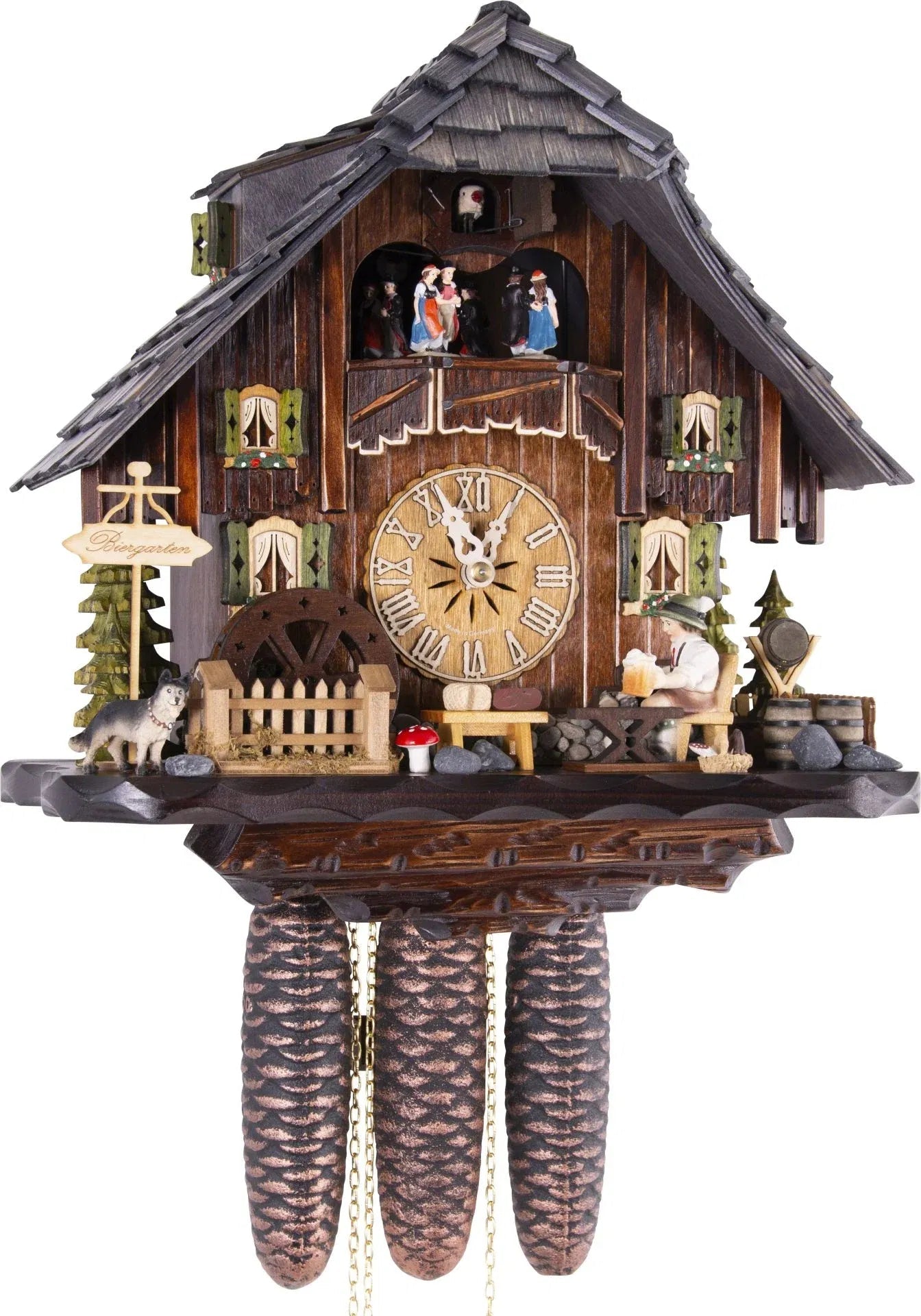 Cuckoo Clock Venediger Cottage - 8 Day Chalet 35cm - Hekas - stavogue