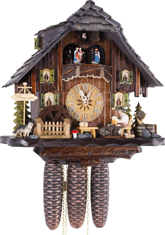 Cuckoo Clock Venediger Cottage - 8 Day Chalet 35cm - Hekas - stavogue