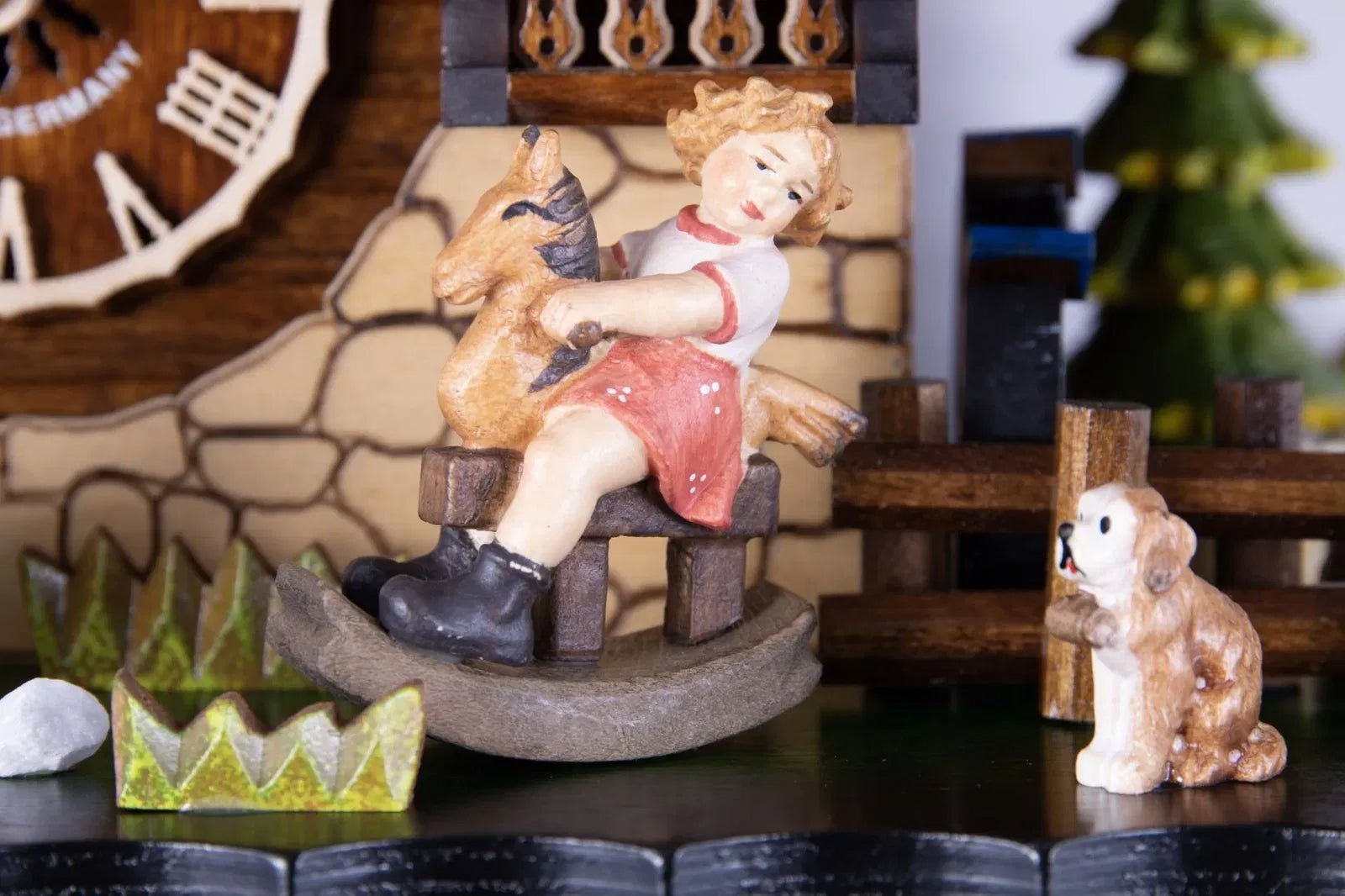 Cuckoo Clock Wildparkmühle Railway Station - Quartz Chalet 33cm - Cuckoo - Palace - stavogue