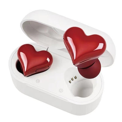❤️Early Valentine's Day Sale ❤️Heart Shape Wireless Noise Cancelling In - Ear Gaming Headset with LED Touch Control - stavogue
