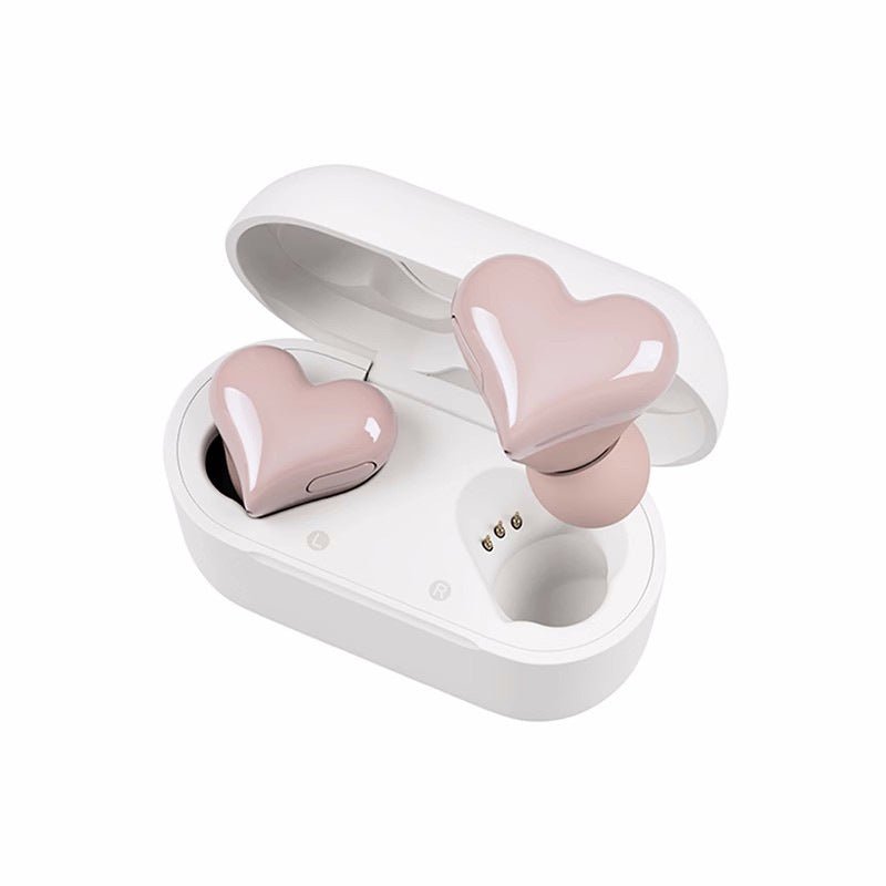 ❤️Early Valentine's Day Sale ❤️Heart Shape Wireless Noise Cancelling In - Ear Gaming Headset with LED Touch Control - stavogue