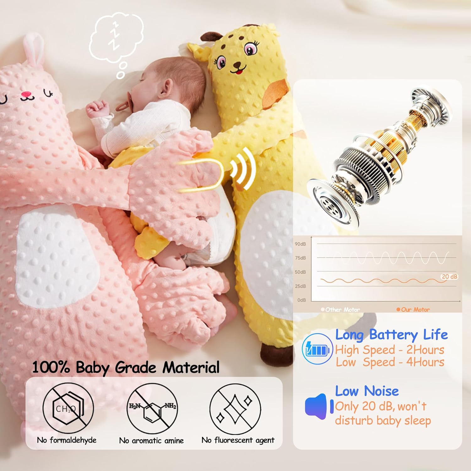 🤱Electric Baby Sleep Patting Doll With Music Remote Control🌟 - stavogue