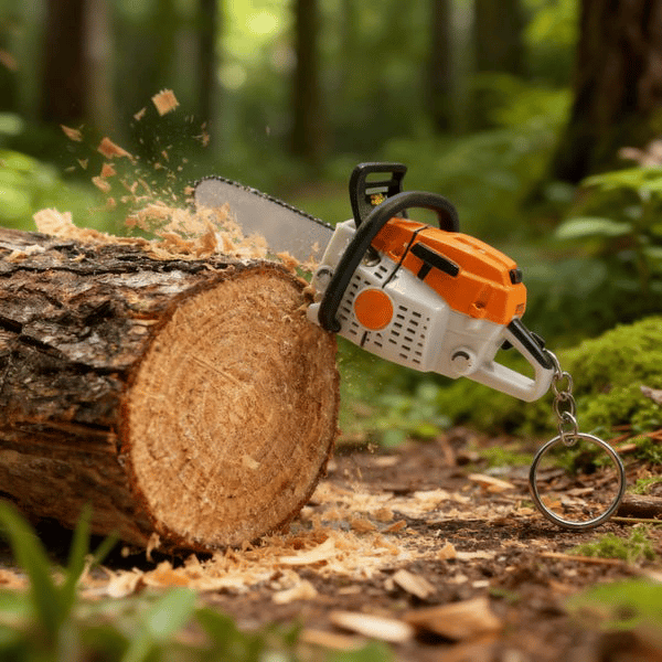 🔥Stihle Battery Operated Chainsaw Keyring🔧