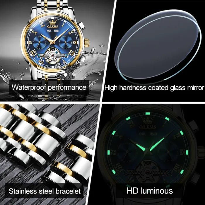 ⌚Father's Day - 50% OFF🔥Automatic Premium Luxury Man Wristwatch Waterproof Watch S2 2453 - stavogue