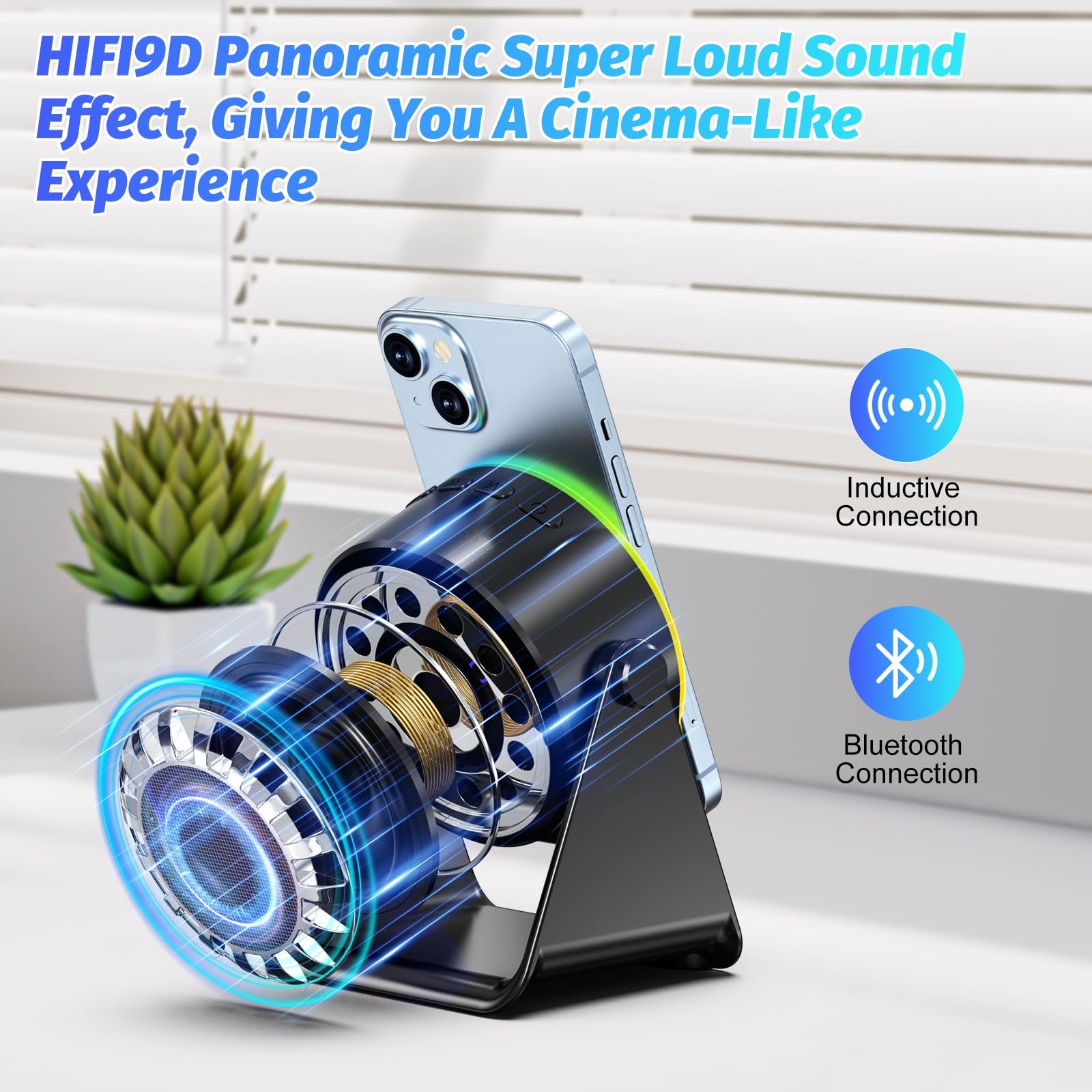 🎁Father's Day Gift - 50%OFF🔥4 in 1 Wireless Induction Audio Bluetooth Speaker - stavogue