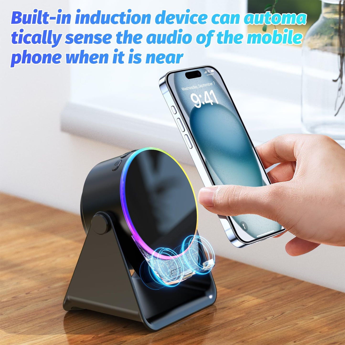 🎁Father's Day Gift - 50%OFF🔥4 in 1 Wireless Induction Audio Bluetooth Speaker - stavogue
