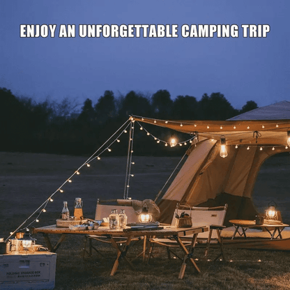 🔥Flash Sale 49% OFF💡Solar Tent Lights USB Rechargeable Led Camping Lantern - stavogue