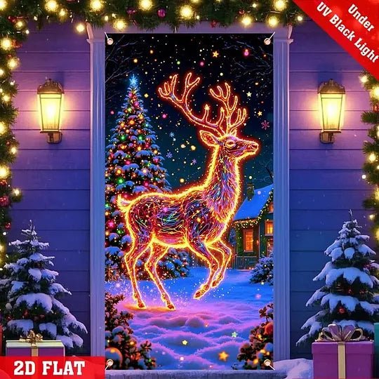 🏆Flash Sale⚡8K+ SOLD!🎅Christmas Door Cover For Instant Holiday Decor✨ - stavogue