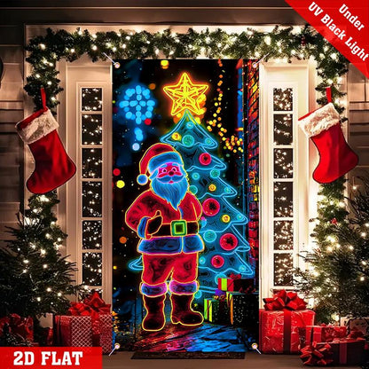 🏆Flash Sale⚡8K+ SOLD!🎅Christmas Door Cover For Instant Holiday Decor✨ - stavogue