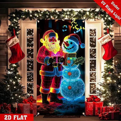 🏆Flash Sale⚡8K+ SOLD!🎅Christmas Door Cover For Instant Holiday Decor✨ - stavogue