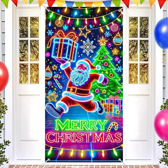 🏆Flash Sale⚡8K+ SOLD!🎅Christmas Door Cover For Instant Holiday Decor✨ - stavogue