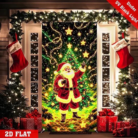 🏆Flash Sale⚡8K+ SOLD!🎅Christmas Door Cover For Instant Holiday Decor✨ - stavogue