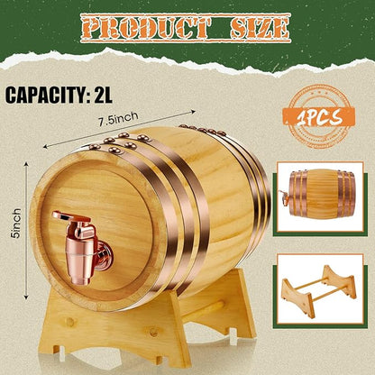 Foster & Rye Whiskey Barrel Drink Dispenser - stavogue