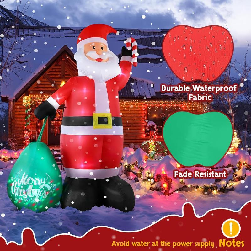 🎅Giant Christmas Inflatable Santa Claus with Candy and Big Gift Bag Outdoor Decor✨ - stavogue