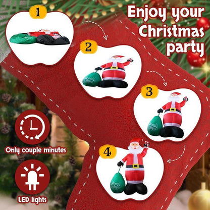 🎅Giant Christmas Inflatable Santa Claus with Candy and Big Gift Bag Outdoor Decor✨ - stavogue