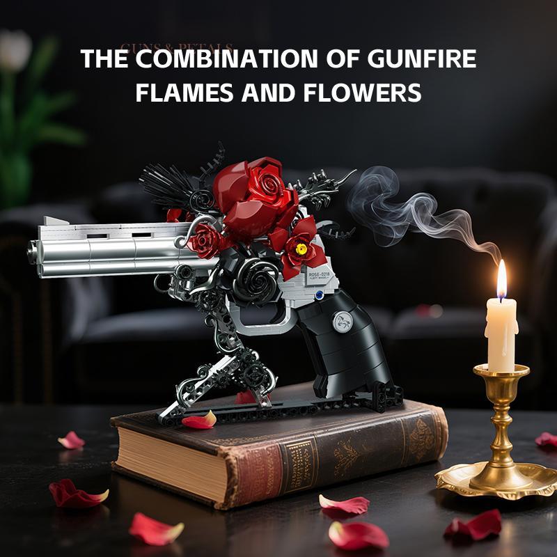 Guns & Roses Building Set Revolver Model Desktop Decoration🔫 - stavogue