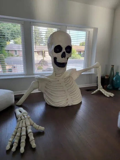 🎃Halloween Pre - sale 50% OFF🔥–Towering Skeleton with LED Eyes & Haunting Sounds👻（Limited Stock） - stavogue