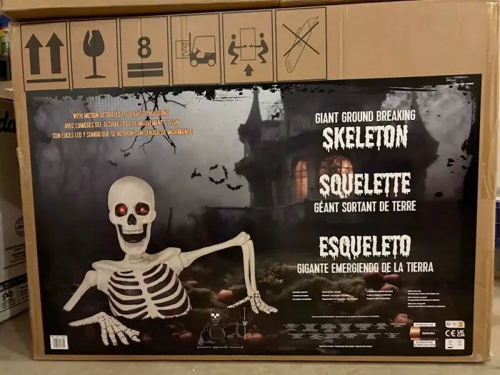 🎃Halloween Pre - sale 50% OFF🔥–Towering Skeleton with LED Eyes & Haunting Sounds👻（Limited Stock） - stavogue