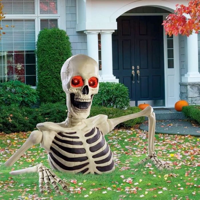 🎃Halloween Pre - sale 50% OFF🔥–Towering Skeleton with LED Eyes & Haunting Sounds👻（Limited Stock） - stavogue